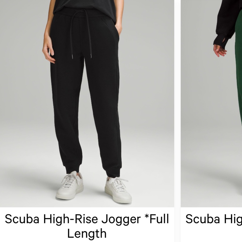 lululemon athletica scuba Black Jogger